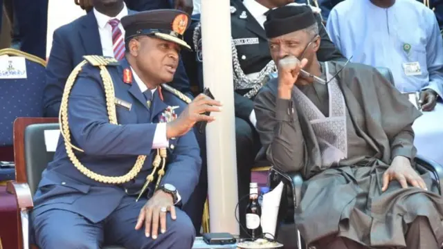 Air Marshal Abubakar na Osote onyeisiala Yemi Osinbajo