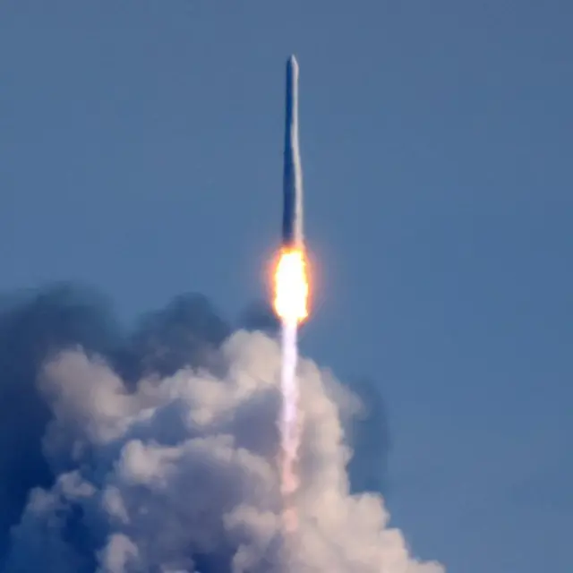 발사에 성공한 누리호