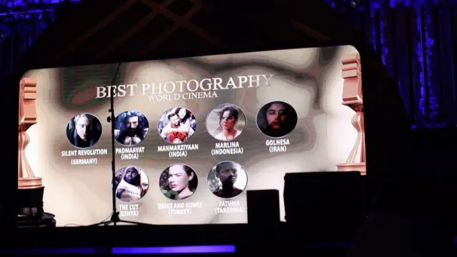 Bango linaloonesha baadhi ya wasanii waliyoshirikishwa katika tuzo hizo.