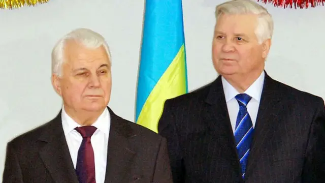 Леонід Кравчук та Анатолій Зленко
