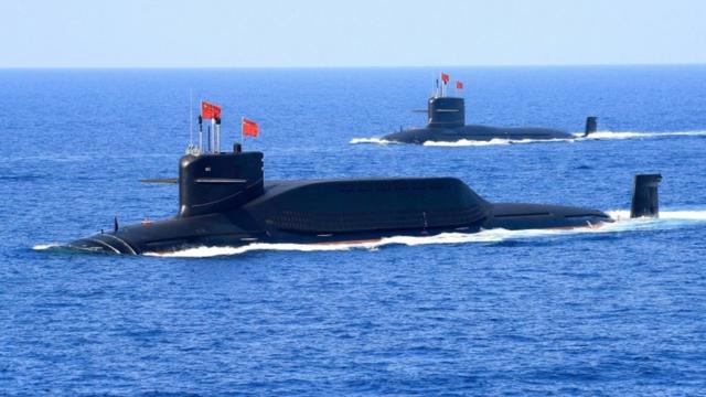 Submarinos nucleares chinos.