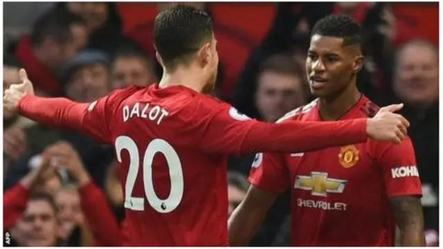 Dalot na Marcus Rashford