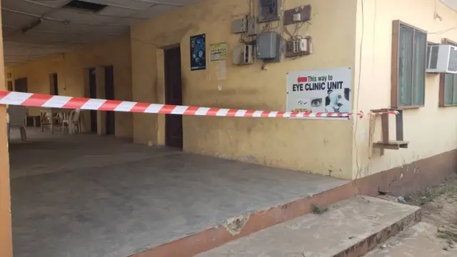 Barricaded section for Agege centre