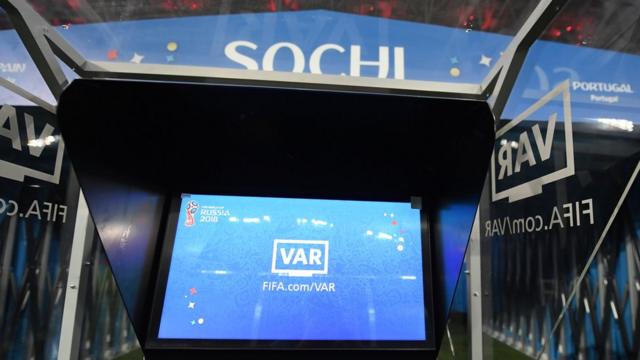 VAR screen in Sochi
