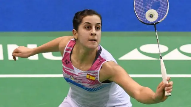 પૂર્વ વિશ્વચૅમ્પિયન સ્પેનનાં કૈરોલિના મારીન