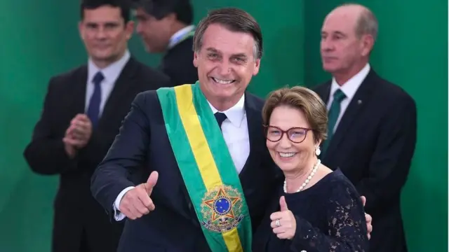 Bolsonaro e Tereza Cristina