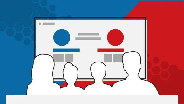 Familia ikitazama runinga