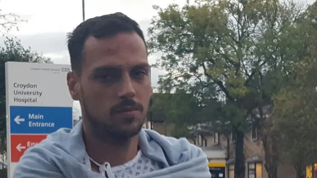 乗客のバムフォードさんは「映画で見るような光景だった」と語った