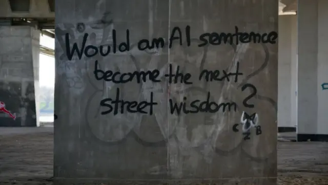 Un grafitti en las calles de Varsovia