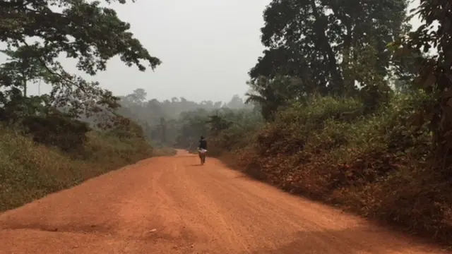 La route empruntée par les contrebandiers