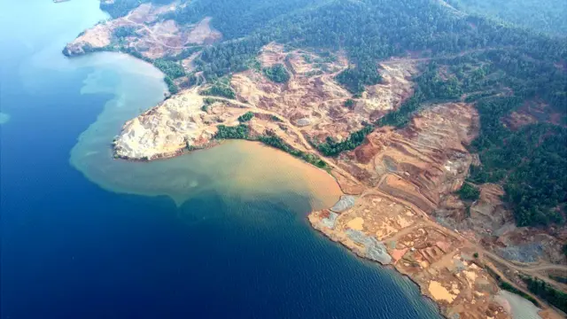 即使遵守法規,採礦也會對景觀產生明顯影響。