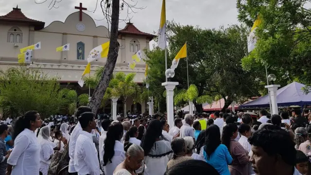 இலங்கை : பயங்கரவாதத் தாக்குதலுக்கு மூன்று மாதங்கள் - செபஸ்டியன் தேவாலயம் திறந்து வைப்பு