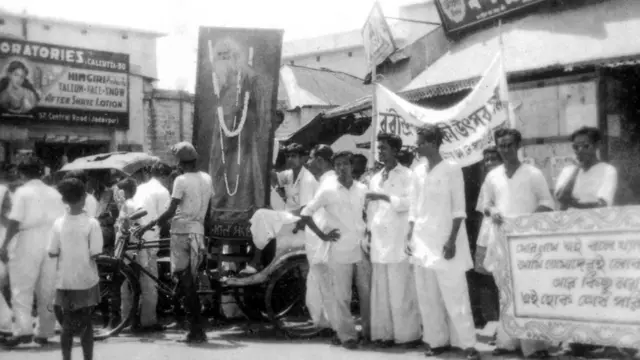 সেন্ট্রাল রোড আর ইব্রাহিমপুর রোডের মোড়, ১৯৬১ সালে।