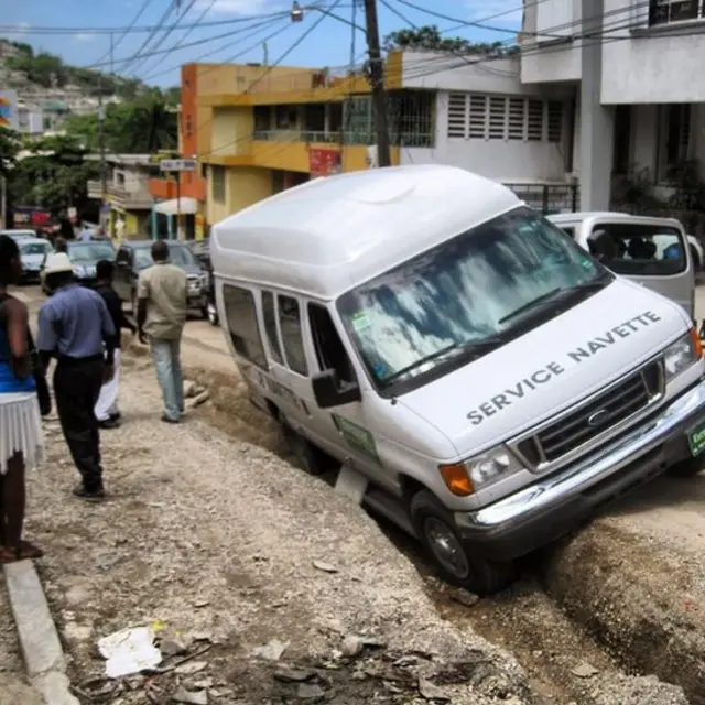 Acidente no Haiti