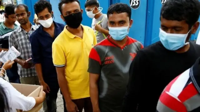 PCR පරීක්ෂණ හරහා සිංගප්පුරුව තුළ හඳුනා ගත් 58,341ක්වූ ආසාදිතයන් ප්‍රමාණයෙන් 93%ක් ම වාර්තා වුයේ සංක්‍රමණික සේවක ප්‍රජාව අතරිනි