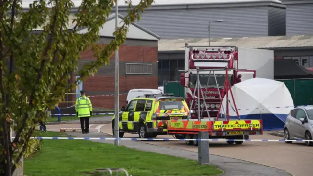 The scene in Eastern Avenue