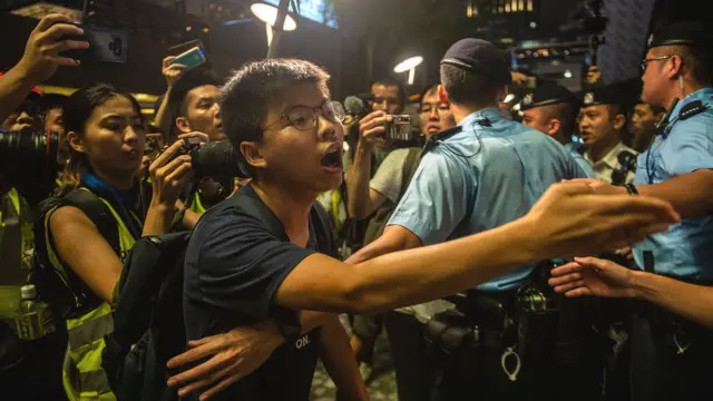 Joshua Wong, líder estudiantil