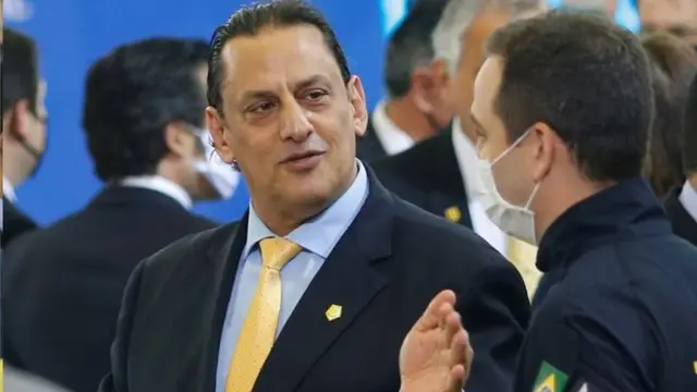 Frederick Wassef em cerimônia no Planalto