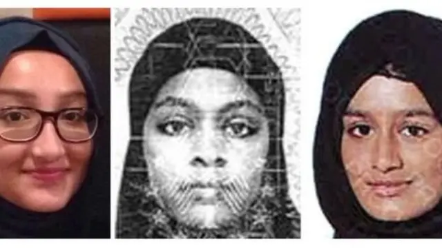 তিন বান্ধবী খাদিজা সুলতানা, আমিরা অবাসি ও শামিমা -আইএস বাহিনীতে যোগ দিতে ব্রিটেন ছেড়ে যান।