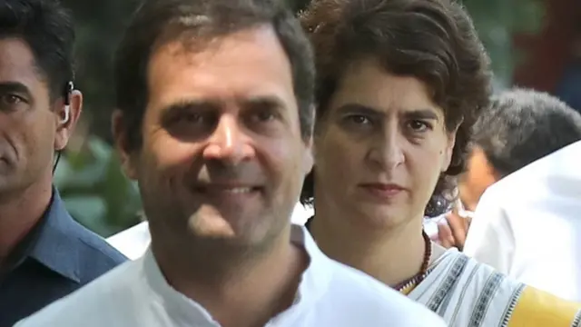 राहुल गांधी और प्रियंका गांधी