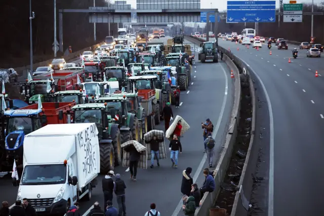 Blokada farmera u Francuskoj