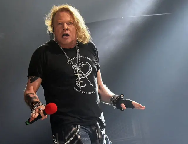 Эксл Роуз из Guns N' Roses