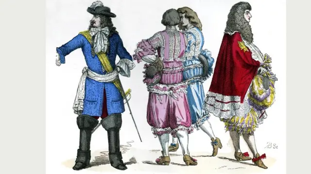 XIV Louis-in zamanında zadəganlar dikdaban ayaqqabılar geyinirdilər - həm statuslarının simvolu kimi, həm də at sürəndə rahat olmaq üçün.