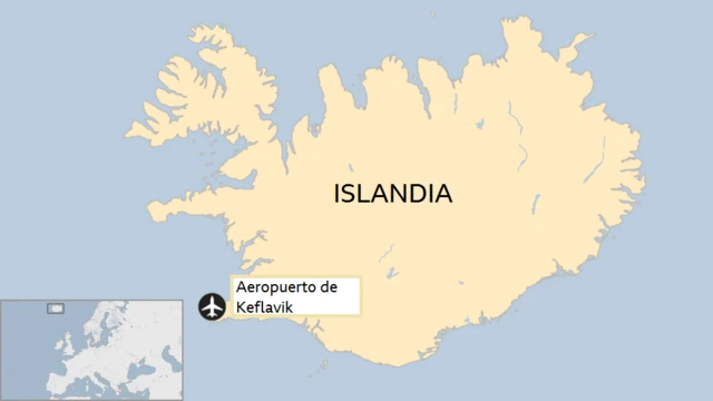 Mapa de Islandia