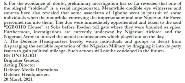 Atẹjade ileeṣẹ ogun Naijiria