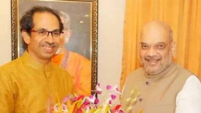 अमित शहा आणि उद्धव ठाकरे