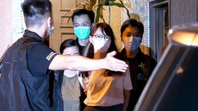 Agnes Chow was arrested earlier this week