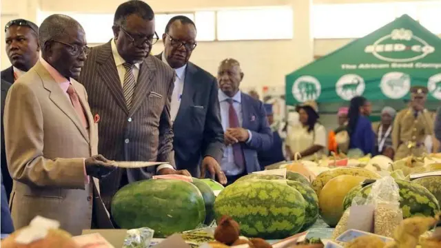 रॉबर्ट मुगाबे और हागे गेनगोब