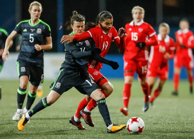 Надежда Карпова, матч сборных России и Уэльса