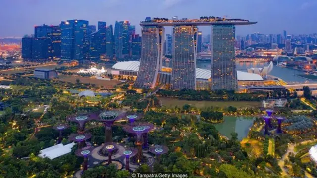 新加坡疫情控制得當，確診人數沒有出現大爆發的曲線