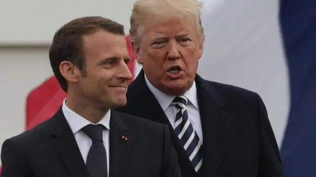 Macron na Trump