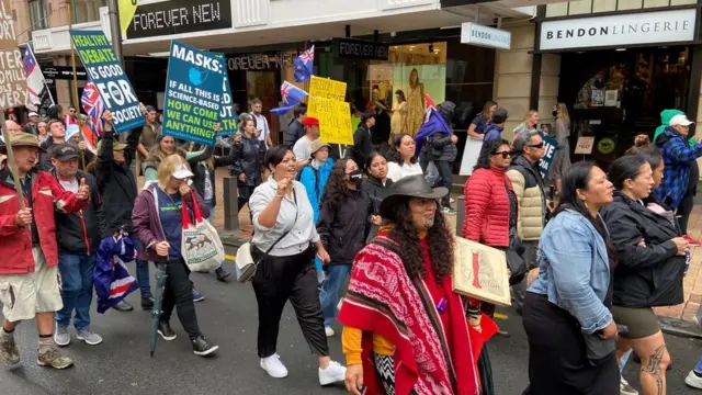 Акция протеста в Новой Зеландии