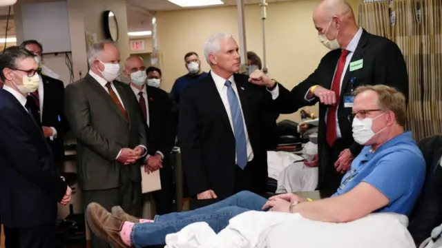 Майк Пенс в клинике Майо