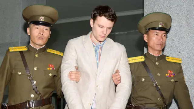 El estudiante Otto Warmbier murió como consecuencia de sus heridas.