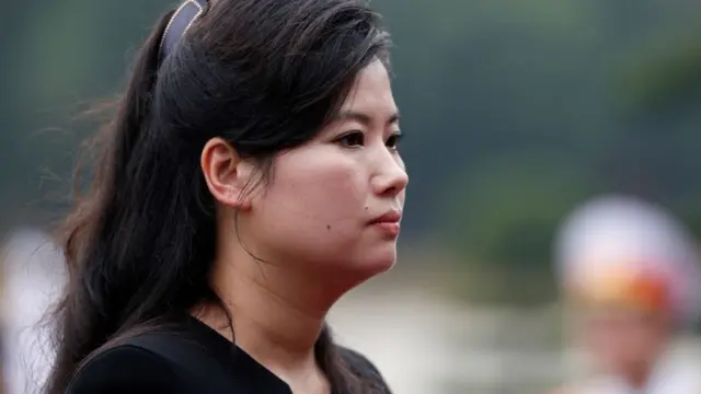 (캡션) 지난달 시진핑 중국 국가주석의 방북 때부터 현 부부장이 의전 역할을 맡아 온 것으로 전문가들은 보고 있다