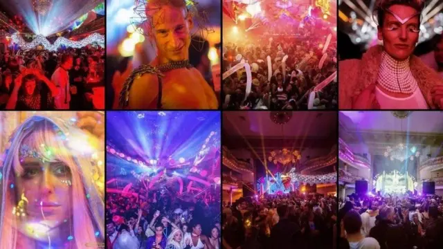 નાઇટક્લબમાં આવતાં લોકો