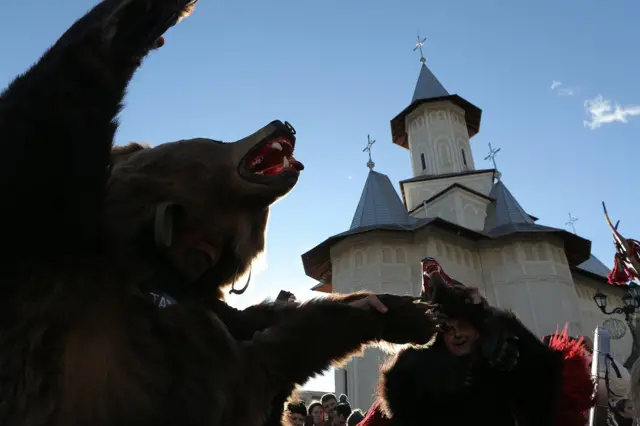 Nakon nastupa u zvaničnom delu događaja, “medvedi” uz zvuke doboša nastavljaju ples sve do do večernjih časova.