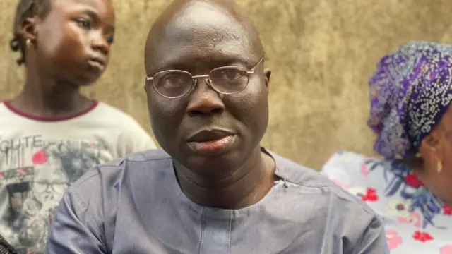 Yoruba actor and comedian Bolaji Amusan AKA Mr Latin also show face