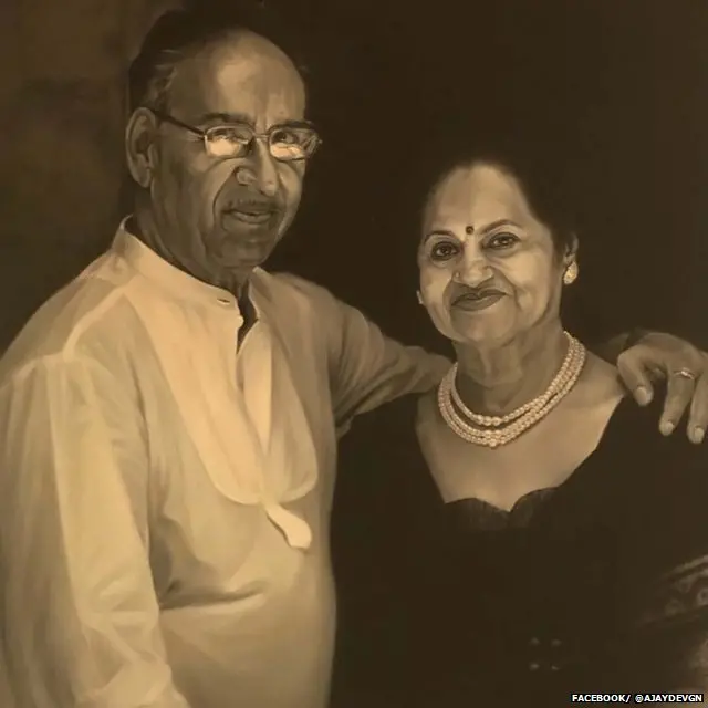 वीरू देवगन और वीणा देवगन