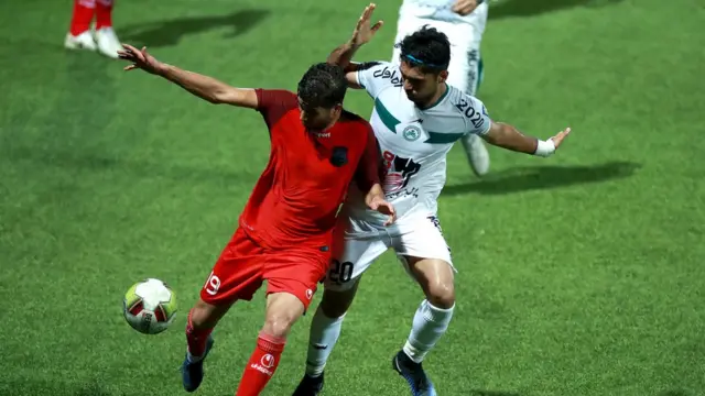 One of the images Parisa Pourtaherian captured at the game