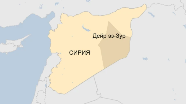 Сирия карта