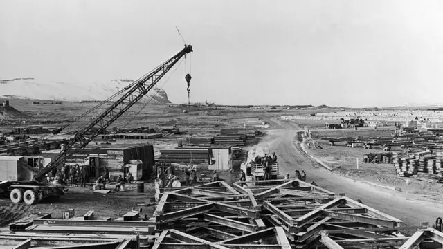 Base militar de EE.UU. en Groenlandia.