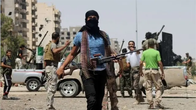 Imigwi irwanya leta ya Syria ibandanije kutana mu mitwe ku murwa mukuru Damas