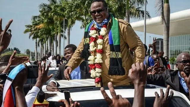 Mgombea wa urais kupitia Chadema Tundu Lissu