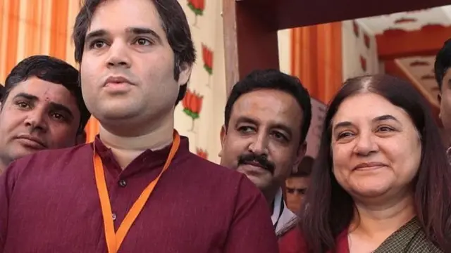 मेनका गांधी और वरुण गांधी