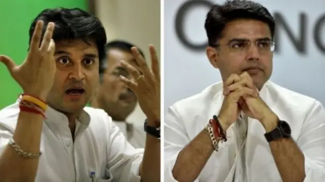 జ్యోతిరాదిత్య సింధియా, సచిన్ పైలెట్